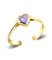 Toe Ring Heart Shaped TR-564